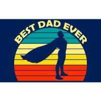 Best Dad Ever Super Dad Hero Bumper Sticker