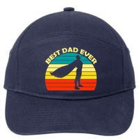 Best Dad Ever Super Dad Hero 7-Panel Snapback Hat