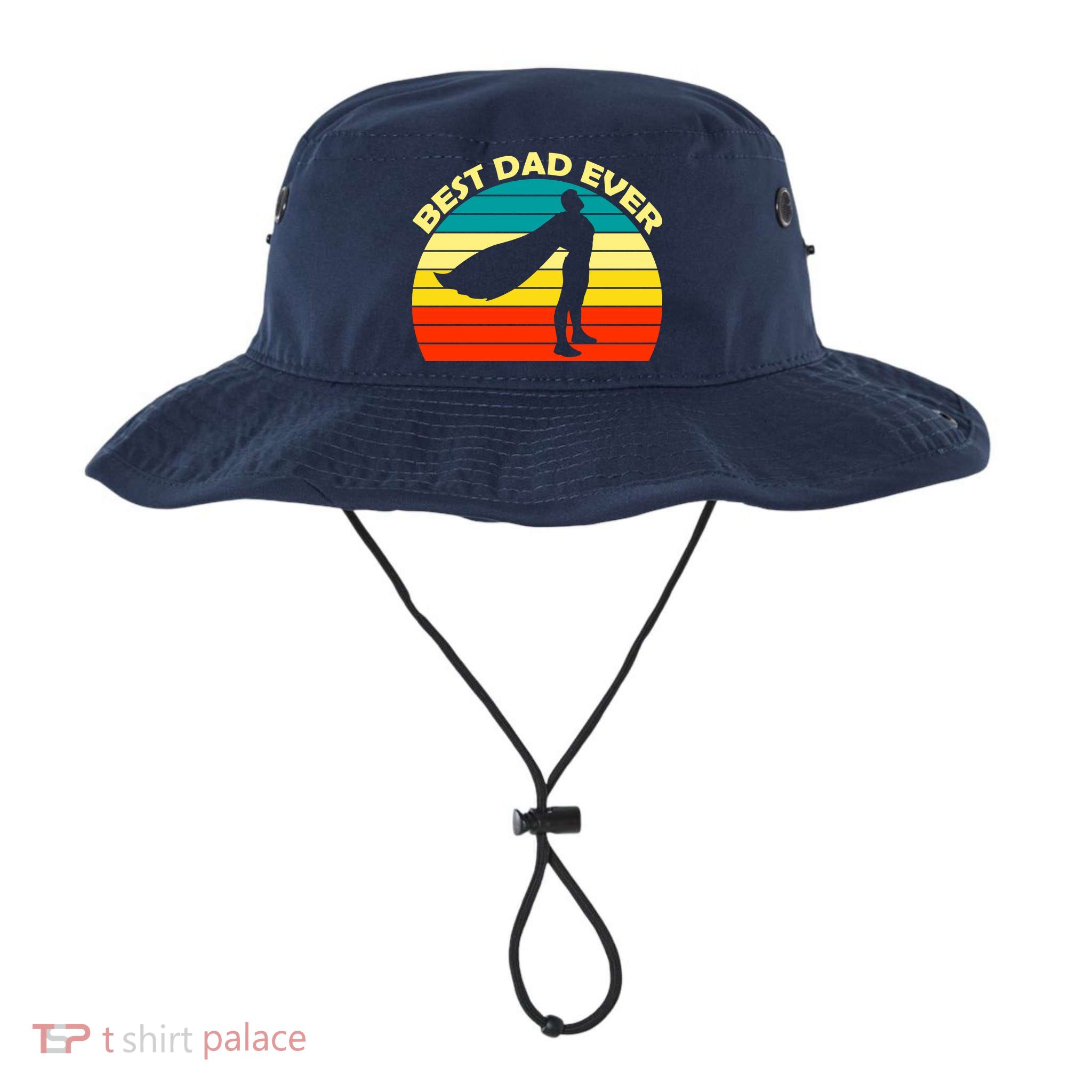 Best Dad Ever Super Dad Hero Legacy Cool Fit Booney Bucket Hat