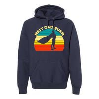 Best Dad Ever Super Dad Hero Premium Hoodie