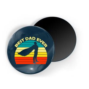 Best Dad Ever Super Dad Hero Magnet