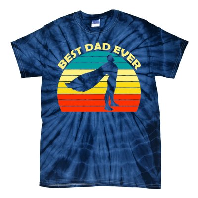 Best Dad Ever Super Dad Hero Tie-Dye T-Shirt