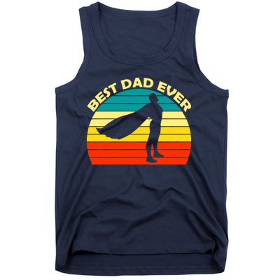 Best Dad Ever Super Dad Hero Tank Top