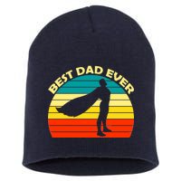 Best Dad Ever Super Dad Hero Short Acrylic Beanie