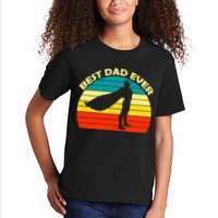 Best Dad Ever Super Dad Hero Kids T-Shirt