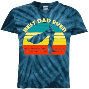 Best Dad Ever Super Dad Hero Kids Tie-Dye T-Shirt