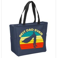 Best Dad Ever Super Dad Hero Zip Tote Bag