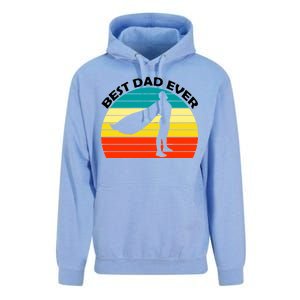 Best Dad Ever Super Dad Hero Unisex Surf Hoodie