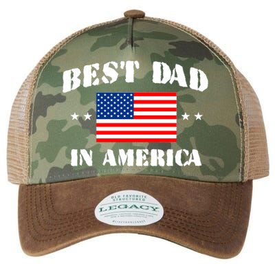 Best Dad In America Legacy Tie Dye Trucker Hat