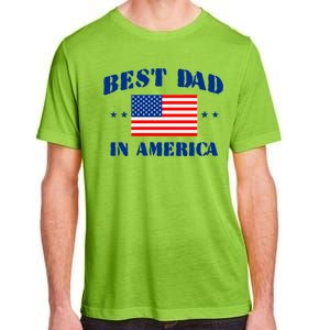 Best Dad In America & Best Papa In The World Adult ChromaSoft Performance T-Shirt