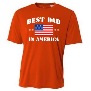 Best Dad In America & Best Papa In The World Cooling Performance Crew T-Shirt