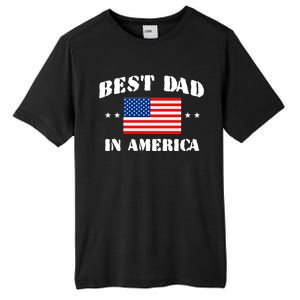 Best Dad In America & Best Papa In The World Tall Fusion ChromaSoft Performance T-Shirt