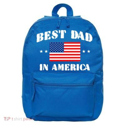 Best Dad In America & Best Papa In The World 16 in Basic Backpack
