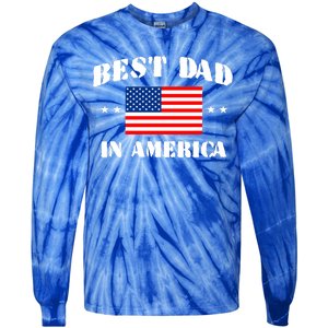 Best Dad In America & Best Papa In The World Tie-Dye Long Sleeve Shirt