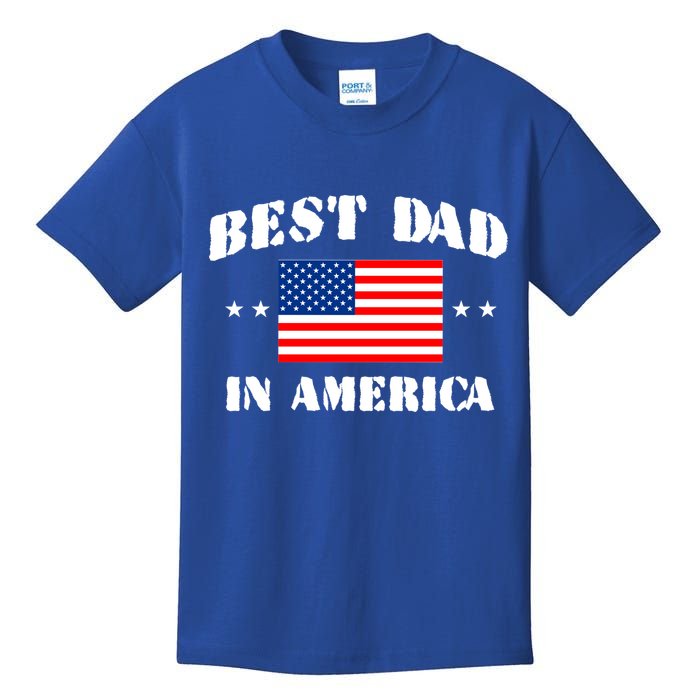 Best Dad In America & Best Papa In The World Kids T-Shirt