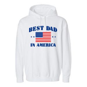 Best Dad In America & Best Papa In The World Garment-Dyed Fleece Hoodie