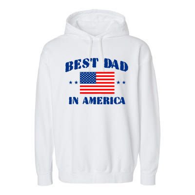 Best Dad In America & Best Papa In The World Garment-Dyed Fleece Hoodie