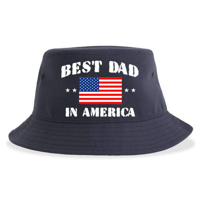 Best Dad In America Sustainable Bucket Hat