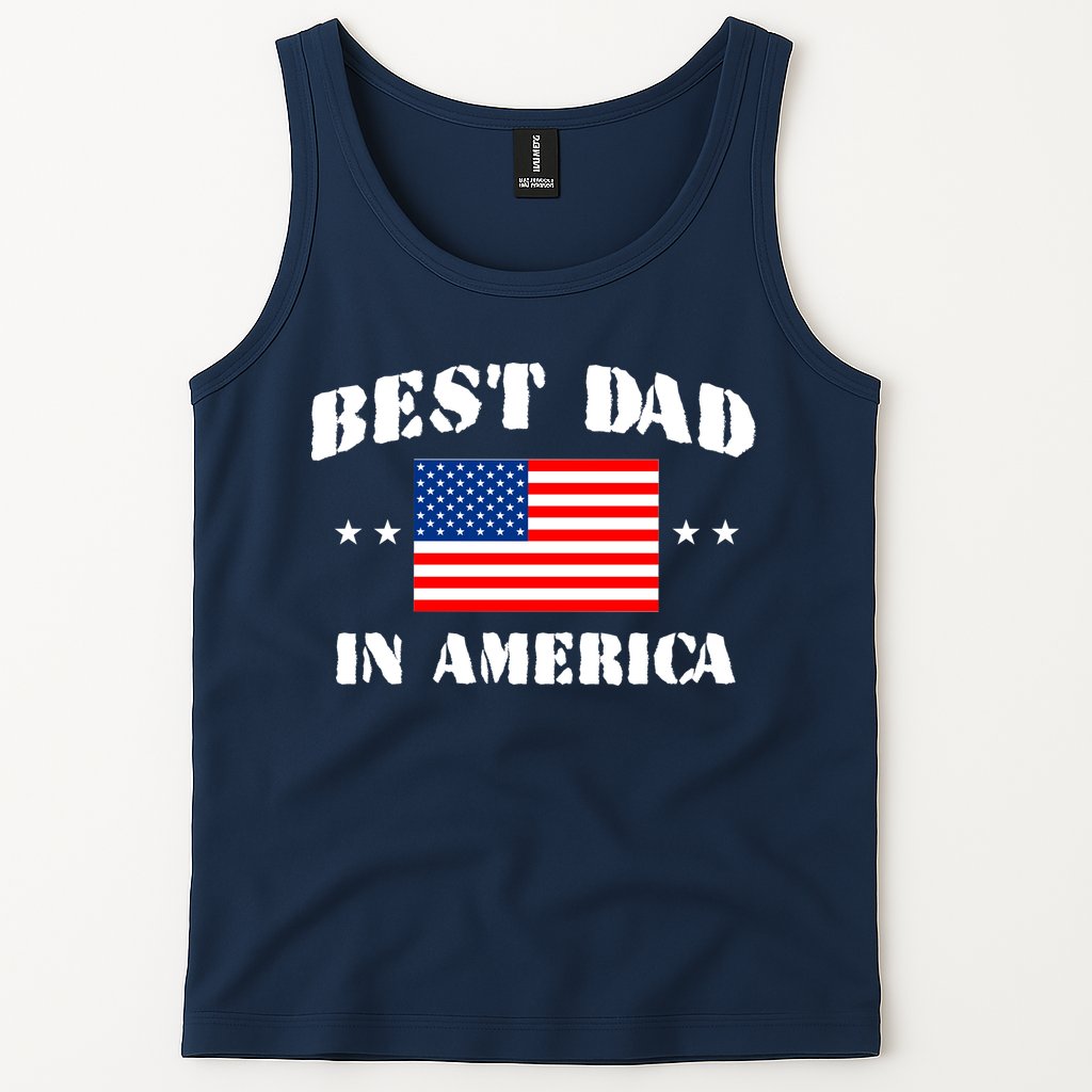 Best Dad In America Tank Top