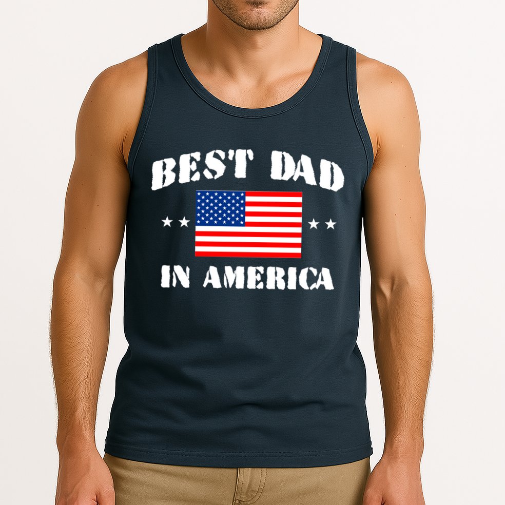 Best Dad In America Tank Top