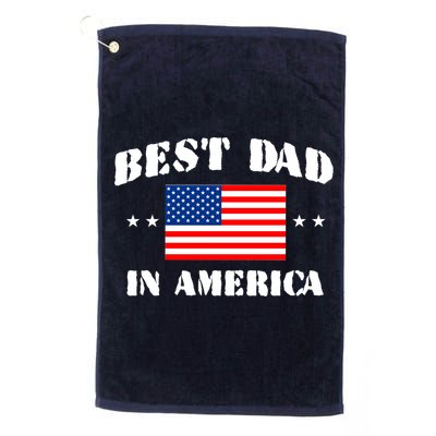 Best Dad In America Golf Towel