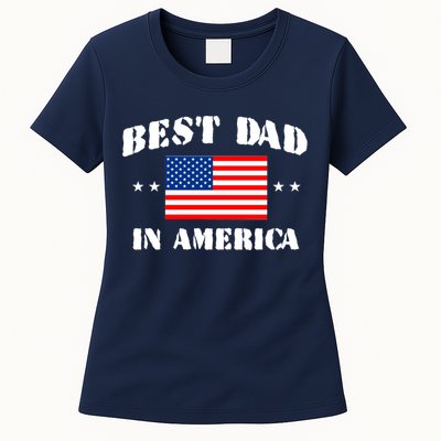 Best Dad In America Womens T-Shirt