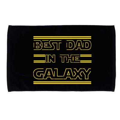 Best Dad In The Galaxy Microfiber Hand Towel