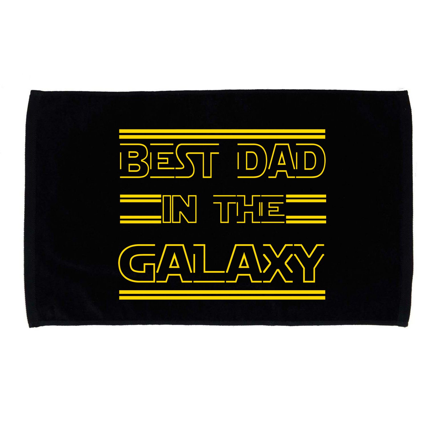 Best Dad In The Galaxy Microfiber Hand Towel