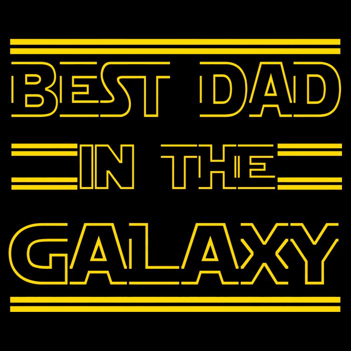 Best Dad In The Galaxy Cropped Pullover Crew
