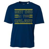 Best Dad In The Galaxy Cooling Performance Crew T-Shirt