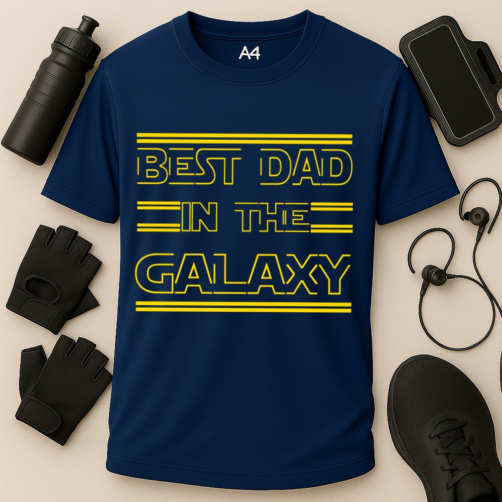 Best Dad In The Galaxy Performance Shirt