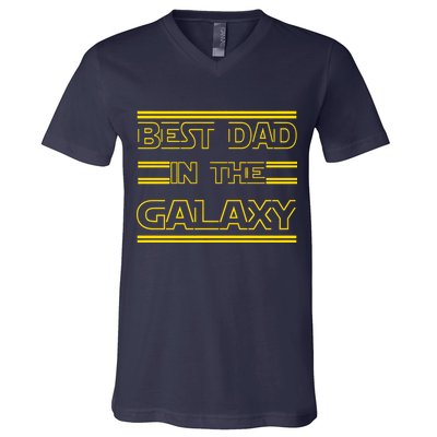Best Dad In The Galaxy V-Neck T-Shirt