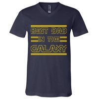 Best Dad In The Galaxy V-Neck T-Shirt