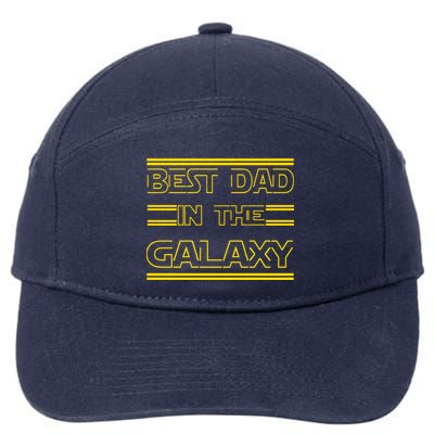 Best Dad In The Galaxy 7-Panel Snapback Hat