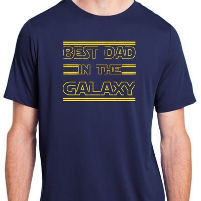 Best Dad In The Galaxy Adult ChromaSoft Performance T-Shirt