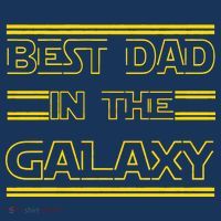 Best Dad In The Galaxy Drawstring Bag