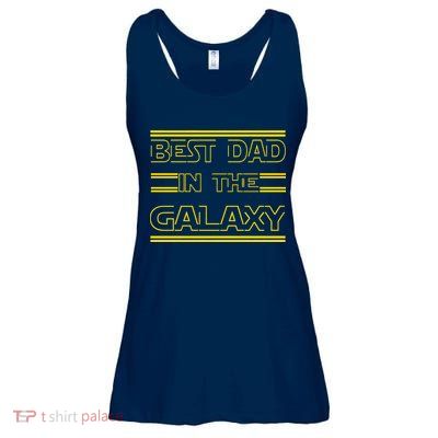 Best Dad In The Galaxy Ladies Essential Flowy Tank