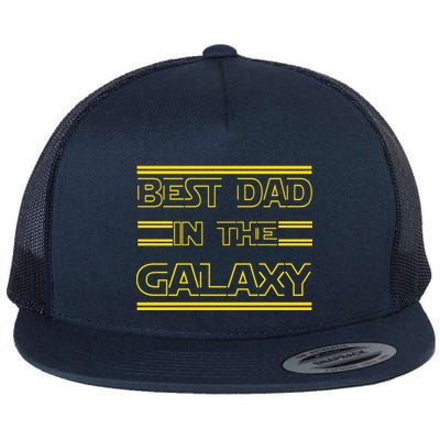 Best Dad In The Galaxy Flatbill Hat