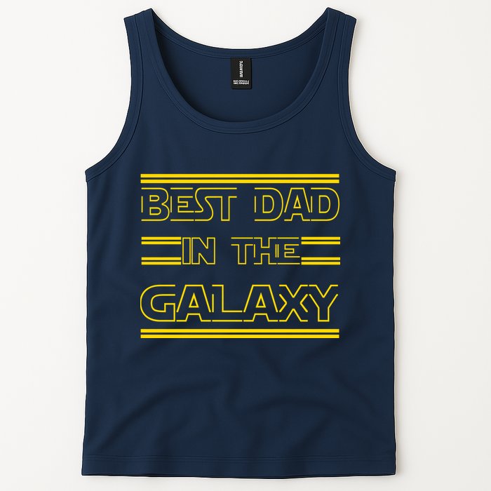 Best Dad In The Galaxy Tank Top