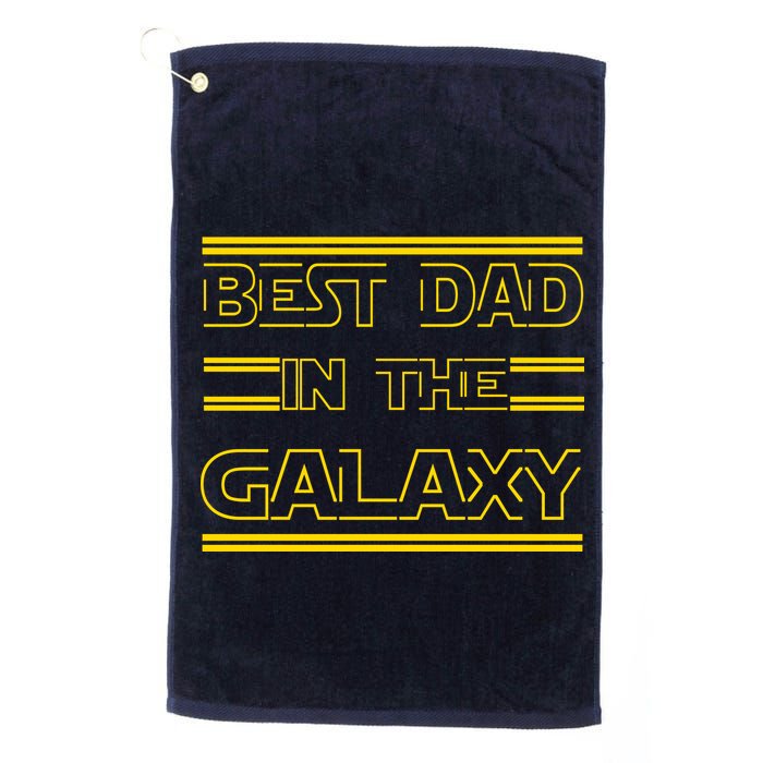 Best Dad In The Galaxy Golf Towel