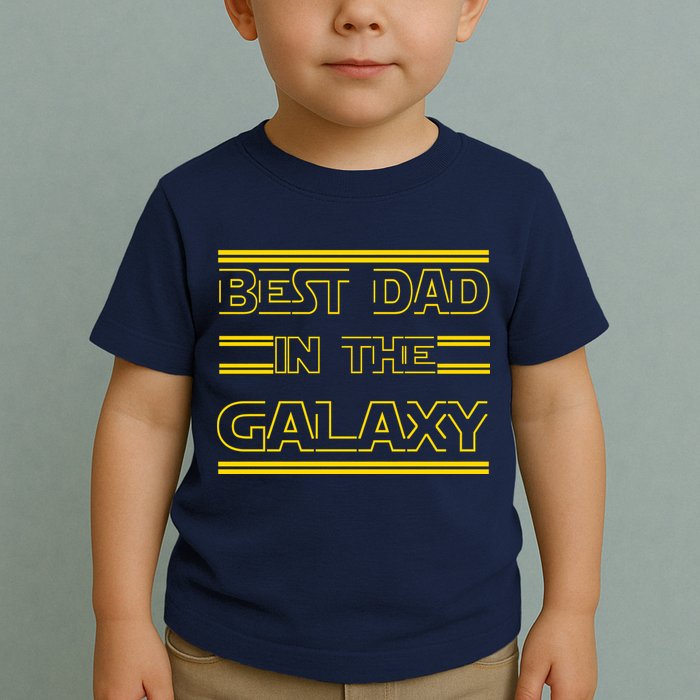 Best Dad In The Galaxy Toddler T-Shirt