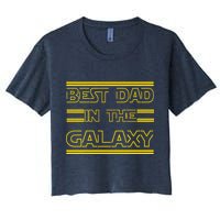 Best Dad In The Galaxy Crop Top