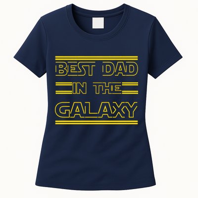 Best Dad In The Galaxy Womens T-Shirt