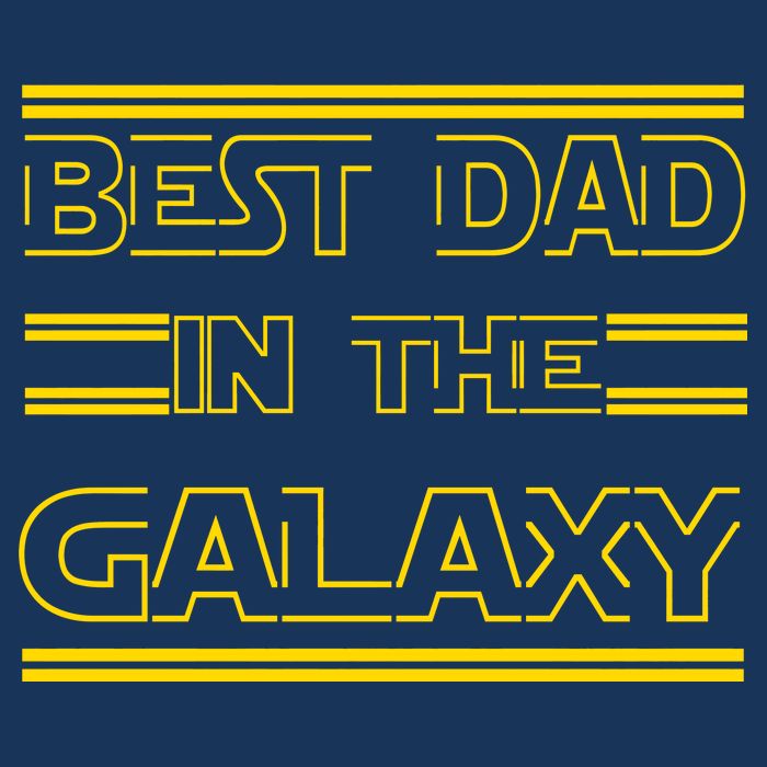 Best Dad In The Galaxy Women's V-Neck T-Shirt