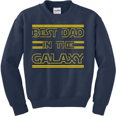 Best Dad In The Galaxy Kids Sweatshirt