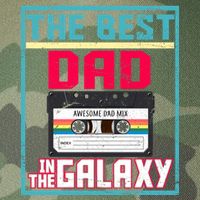 Best Dad In The Galaxy Cassette Mix Tape Legacy Tie Dye Trucker Hat