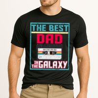 Best Dad In The Galaxy Cassette Mix Tape Cooling Performance Crew T-Shirt