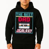 Best Dad In The Galaxy Cassette Mix Tape Hoodie