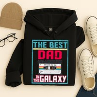 Best Dad In The Galaxy Cassette Mix Tape Hoodie