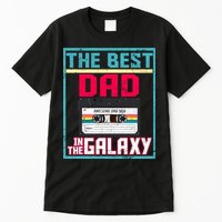 Best Dad In The Galaxy Cassette Mix Tape Tall T-Shirt
